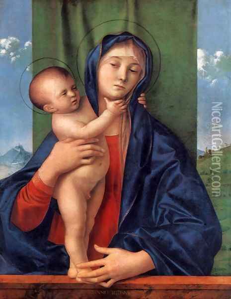 Madonna with the Child Oil Painting - Giovanni Bellini