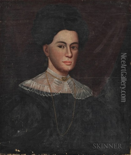 Portrait Of Mrs. Abbigal Oil Painting - Zedekiah Belknap