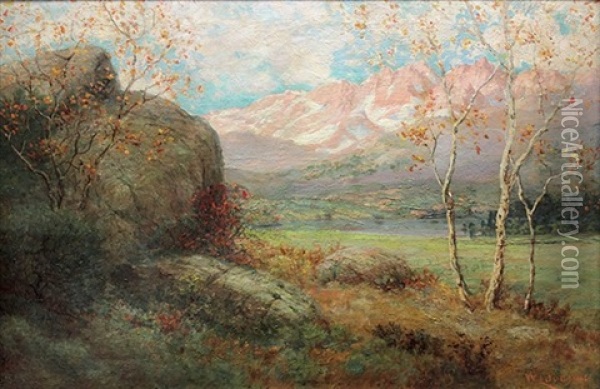The High Sierras Oil Painting - William Lee Judson