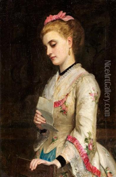 Doubting Oil Painting - Charles Sillem Lidderdale