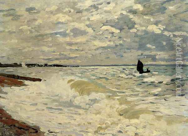 The Sea At Saint Adresse Oil Painting - Claude Oscar Monet