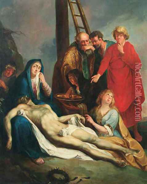 The Lamentation 2 Oil Painting - Sir Anthony Van Dyck