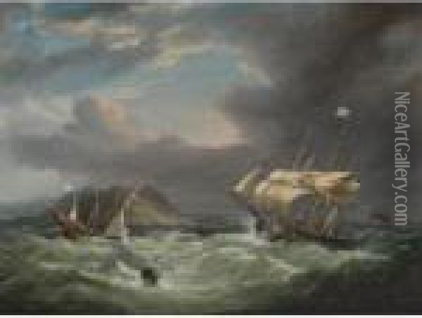 Cape Sparitel Oil Painting - George Webster