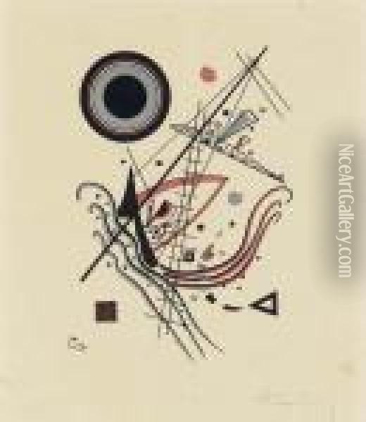 Lithographie Blau Oil Painting - Wassily Kandinsky