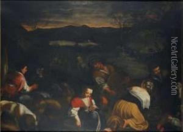 Allegoria Dell? Autunno Oil Painting - Jacopo Bassano (Jacopo da Ponte)