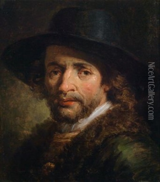 Portrat Eines Bartigen Mannes Oil Painting - Gaetano Gandolfi