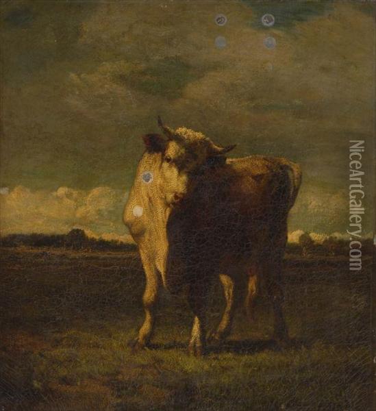 The White Bull Oil Painting - Constant Troyon