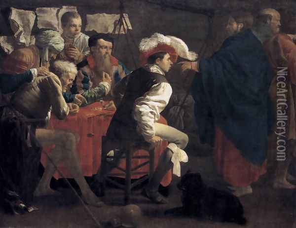 The Calling of St Matthew 1620 Oil Painting - Hendrick Terbrugghen