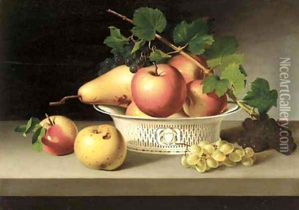 Fruits of Autumn Oil Painting - James Peale