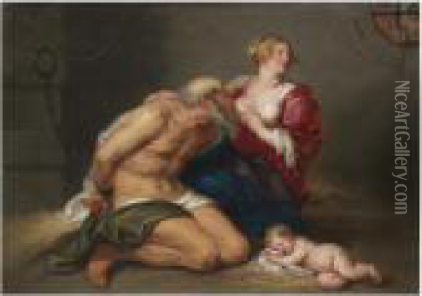 Roman Charity Oil Painting - Peter Paul Rubens