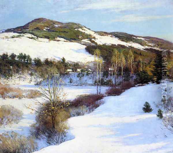 Cornish Hills, 1911 Oil Painting - Willard Leroy Metcalf