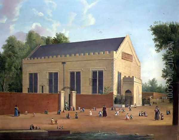 Cheltenham Infants School, 1832 Oil Painting - J. Westall