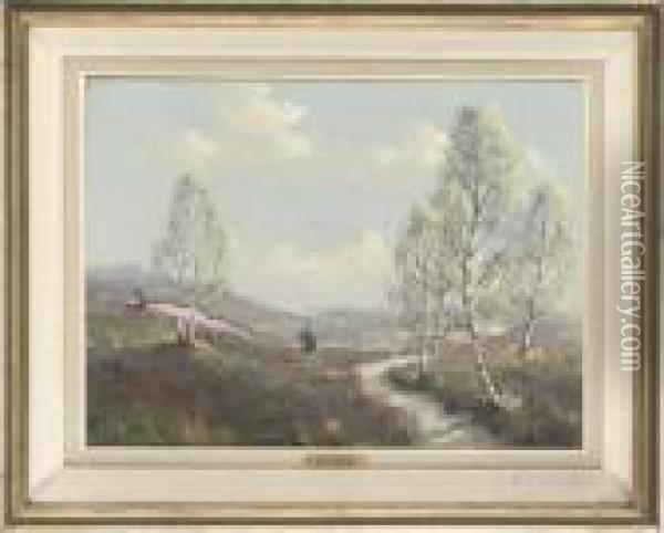 The Hidden Valley Oil Painting - Garstin Cox