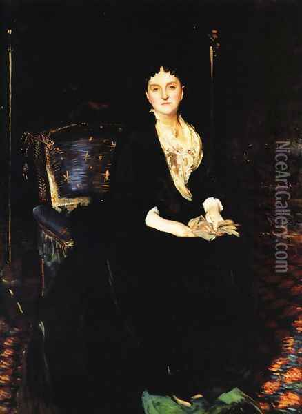 Mrs. William Henry Vanderbilt Oil Painting - John Singer Sargent