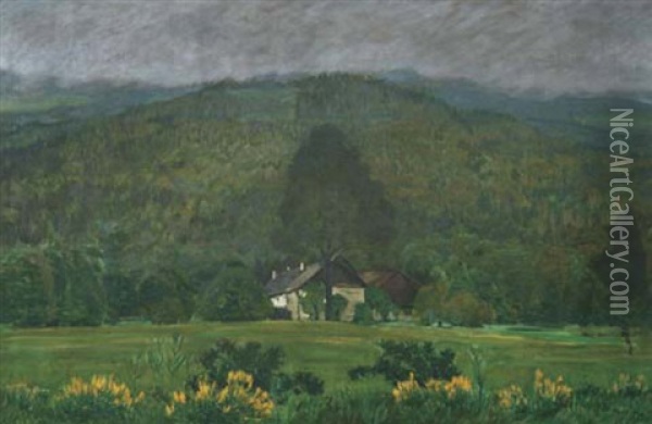 Samota V Horach Oil Painting - Antonin Hudecek