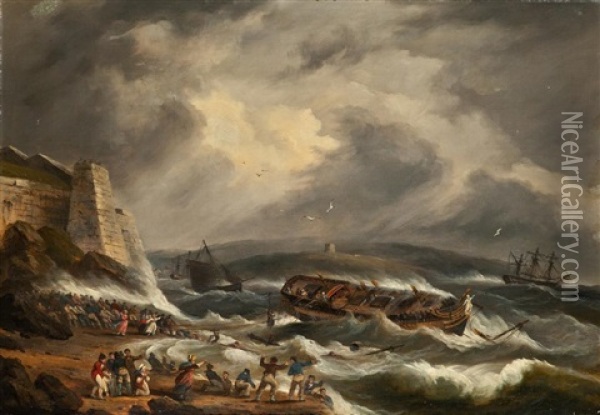 The Wreck Of The East Indiaman 