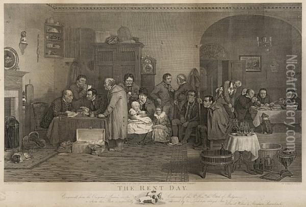 Chelsea Pensioners Reading The Gazette Of Thebattle Of Waterloo Oil Painting - Sir David Wilkie