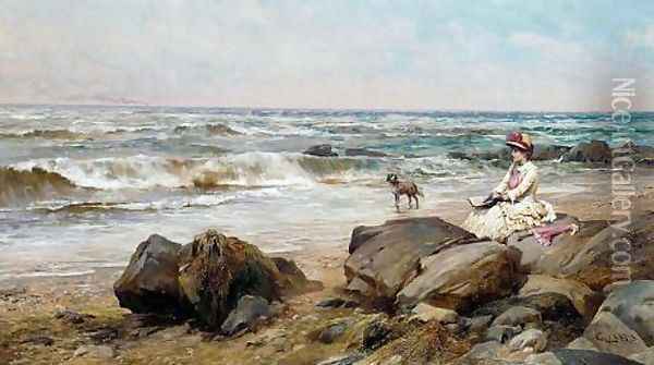 Faraway thoughts Oil Painting - Alfred Glendening