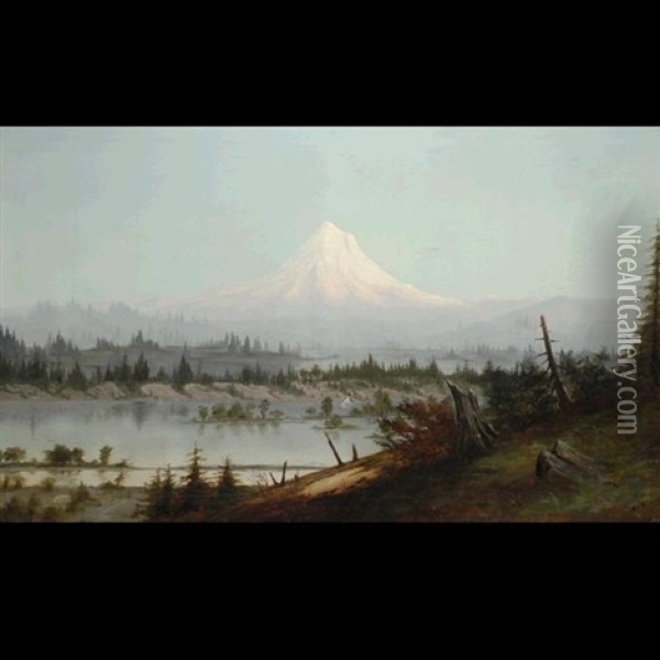 Mount Hood, Oregon Oil Painting - Harry Cassie Best