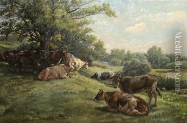 Siesta Oil Painting - Edmund Henry Osthaus
