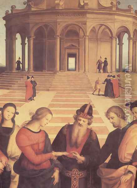 Spozalizio (detail) 3 Oil Painting - Raphael
