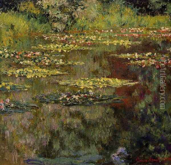 Water Lilies9 Oil Painting - Claude Oscar Monet