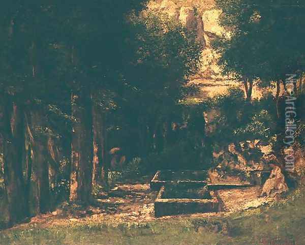 The Fountain Oil Painting - Gustave Courbet