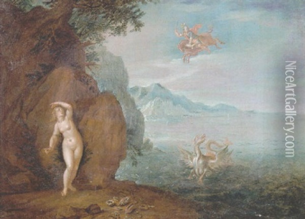 Perseus And Andromeda Oil Painting - Peeter van Bredael