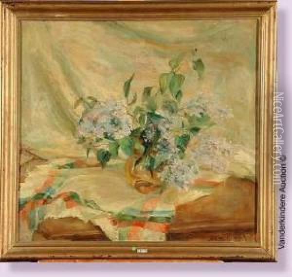 Vase De Fleurs Oil Painting - Jan Van Ryswyck