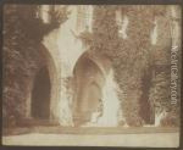 The Ancient Vestry Oil Painting - William Henry Fox Talbot