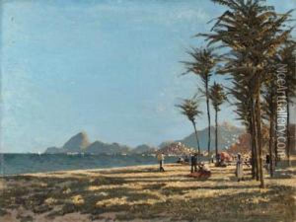 Rio De Janeiro Oil Painting - Emile Cagniart