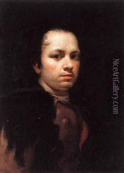 Self-Portrait I Oil Painting - Francisco De Goya y Lucientes