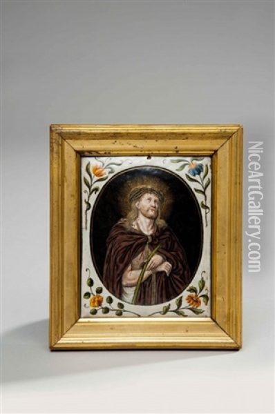 Ecce Homo, La Vierge En, Priere, Saint Bruno Et Sainte Marie-madeleine (4 Works) Oil Painting - Noel Laudin the Younger