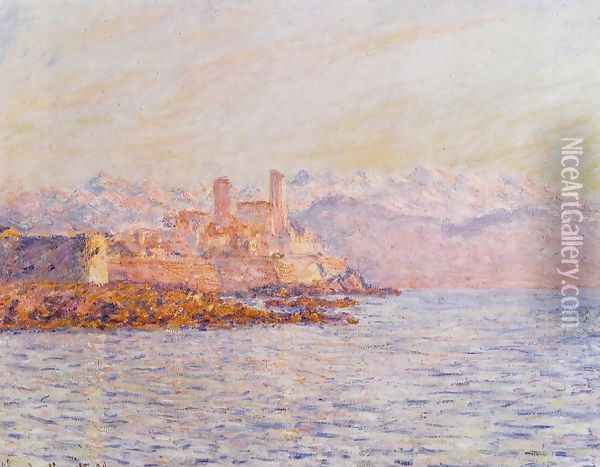 Antibes Oil Painting - Claude Oscar Monet