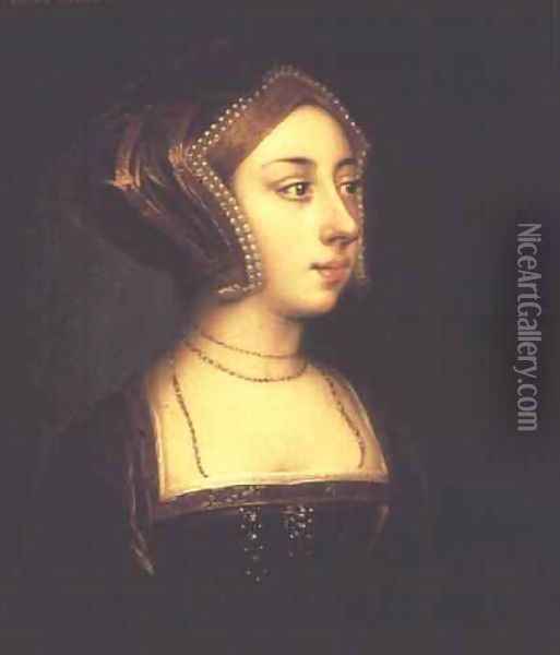 Anne Boleyn 1507-36 2 Oil Painting - Hans Holbein the Younger