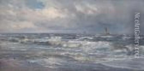 A Breezy Day Oil Painting - Henry Moore