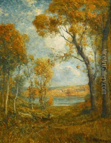 Autumn Oil Painting - Franklin B. De Haven