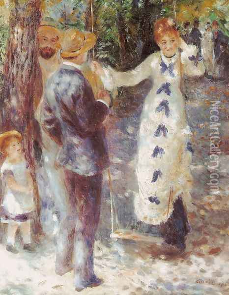 Swing Oil Painting - Pierre Auguste Renoir