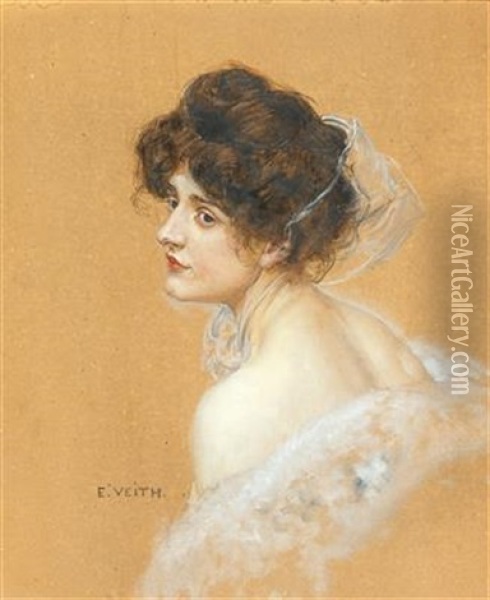 Violetta Oil Painting - Eduard Veith