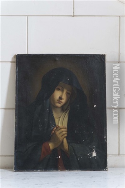 Vierge Oil Painting - Achille Farina