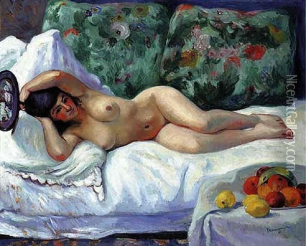 Petite Odalisque Oil Painting - Henri Charles Manguin