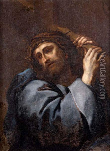 Le Christ Portant Sa Croix Oil Painting - Annibale Carracci