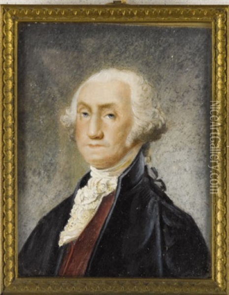 George Washington, Late 18th Century Oil Painting - Walter Robertson