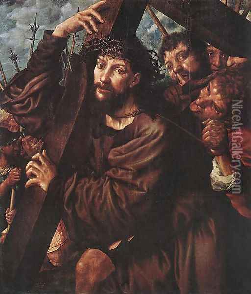 Christ Carrying the Cross 1553 Oil Painting - Jan Sanders Van Hemessen