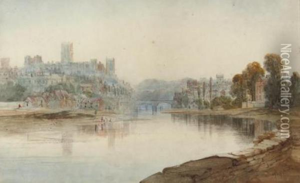 Dover Castle From The West Oil Painting - John Callow