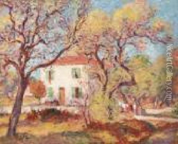 Maison A Saint-veran Oil Painting - Georges dEspagnat