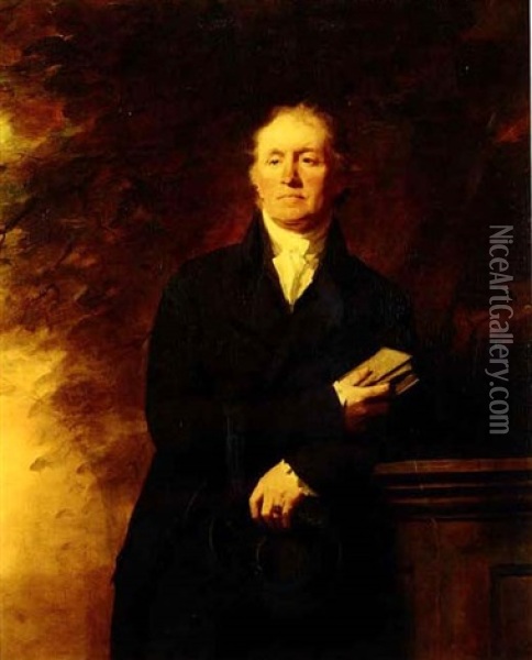Portrait Of Dr. Alexander Lindsay Of Pinkieburn Oil Painting - Sir Henry Raeburn
