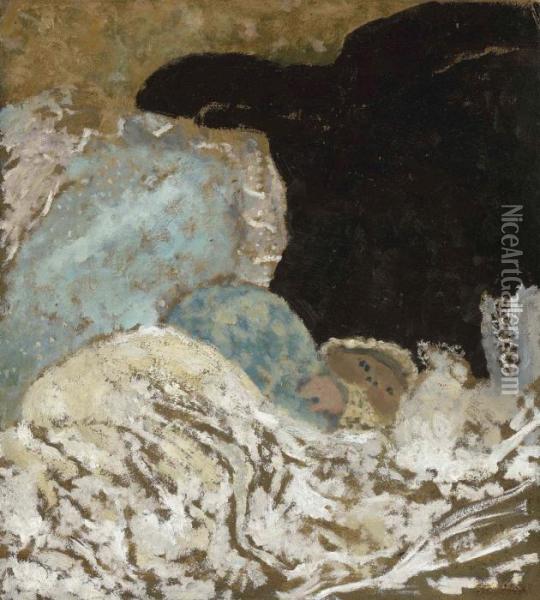 Bebe Endormi Oil Painting - Jean-Edouard Vuillard