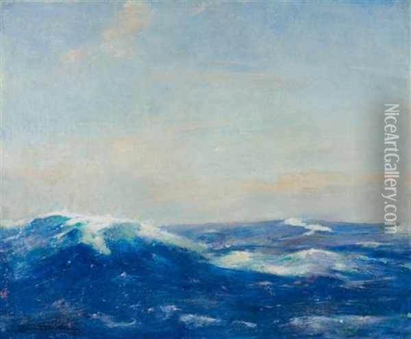 Seascape Oil Painting - Emil Carlsen
