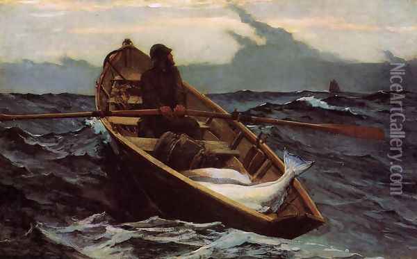 The Fog Warning Oil Painting - Winslow Homer